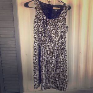 Size 0 Ann Taylor loft black and white dress